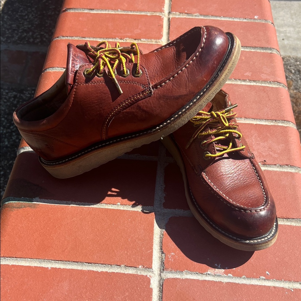 Men's Frye brand Brown Leather Shoes size 10